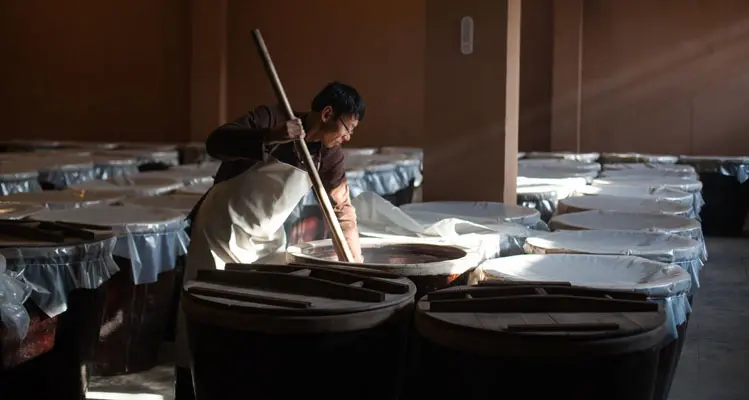 a craftsman in a workshop