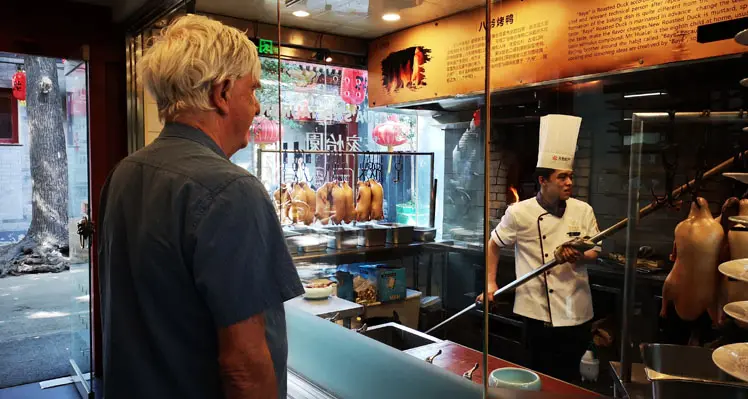 The kitchen for roasting ducks