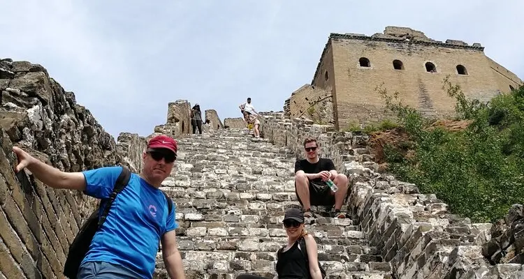 the restored section of Jinshanling Great Wall