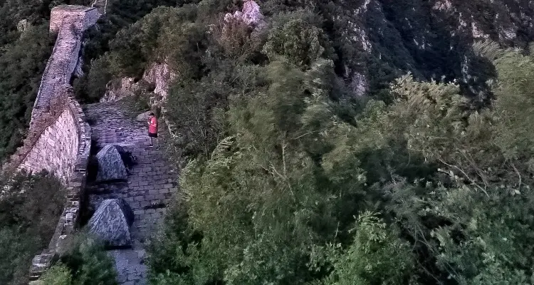 tents on the Great Wall