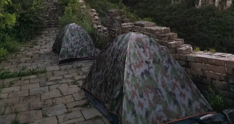 tents on the wall
