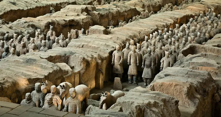 Terra-Cotta Warriors and horses