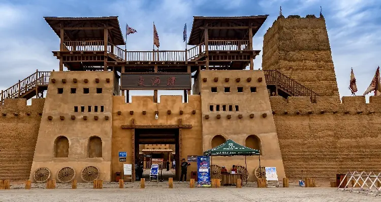 old buildings in Turpan