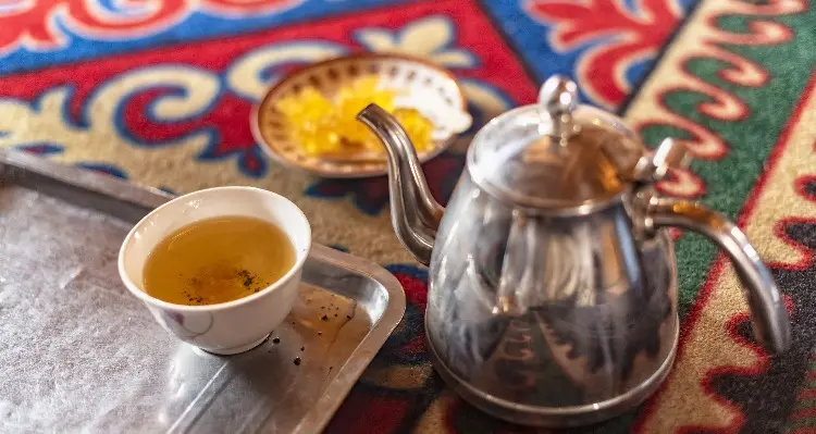 the typical Xinjiang afternoon tea