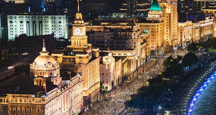 Night view of the Bund