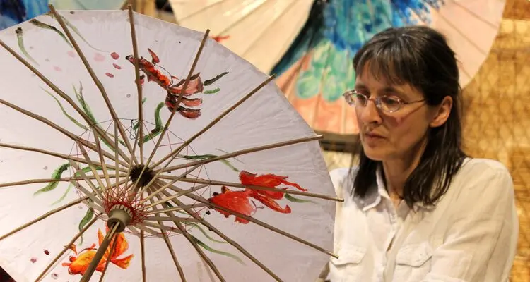 paint oil paper umbrella