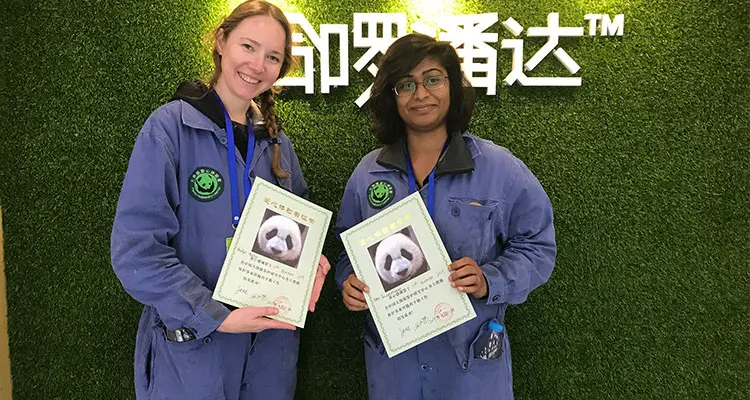 receive a panda keeper certificate