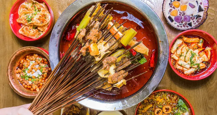 the typical Sichuan food