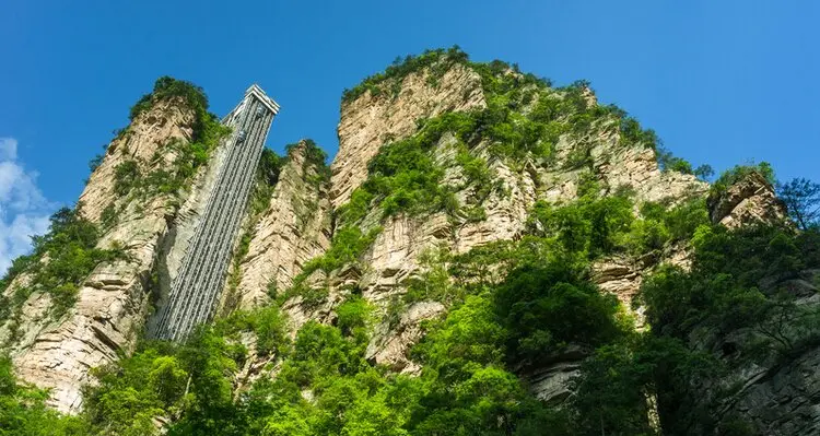 Bailong Elevator in Zhangjiajie.