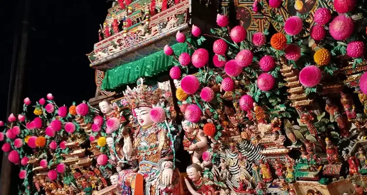 Butter flowers Buddhist offerings