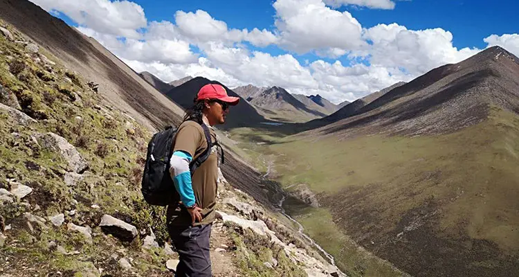 trekking in the valley