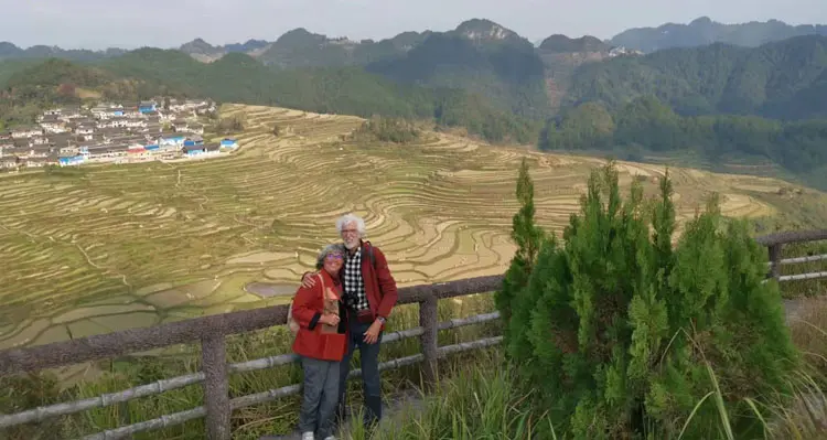 the bridge with a pavillion