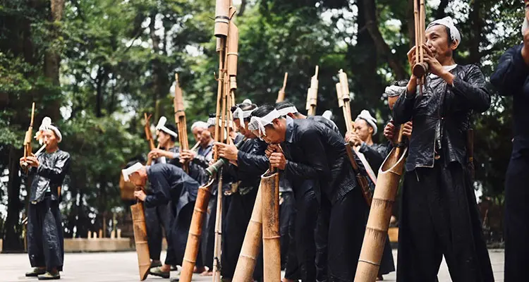 green fields and peaks