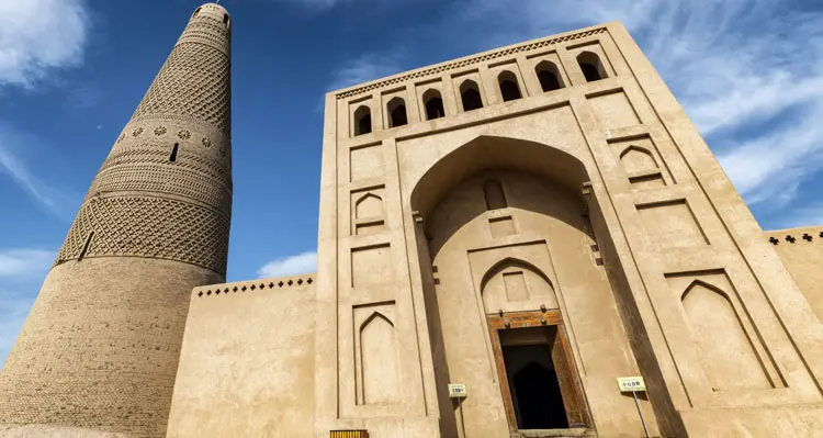 old buildings in Turpan