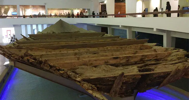 an ancient oceangoing vessel