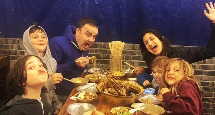 enjoy street food in Chengdu