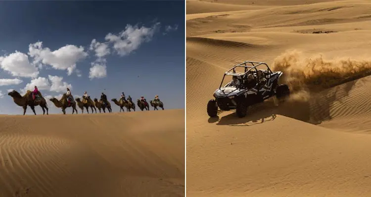 have fun in kubuqi desert