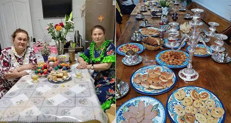 a Russian Family visit