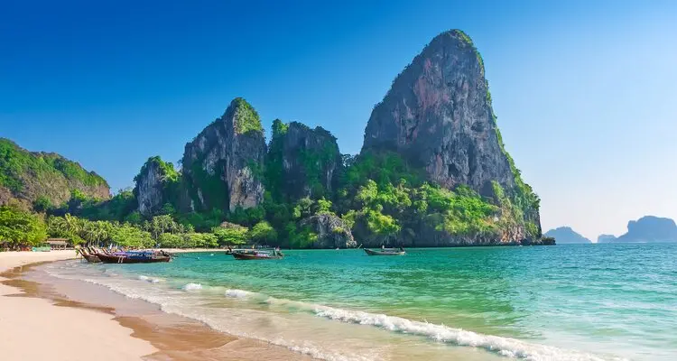 the stunning beaches of Krabi