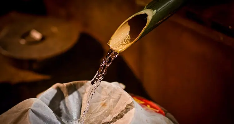 Japanese sake brewery