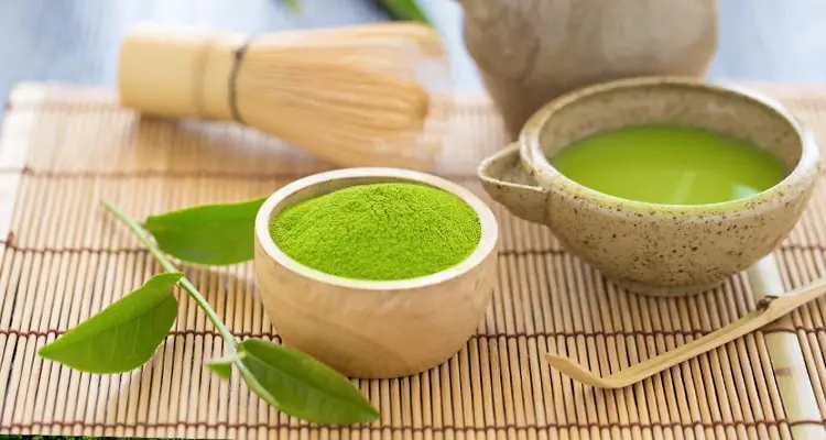 Japanese matcha tea