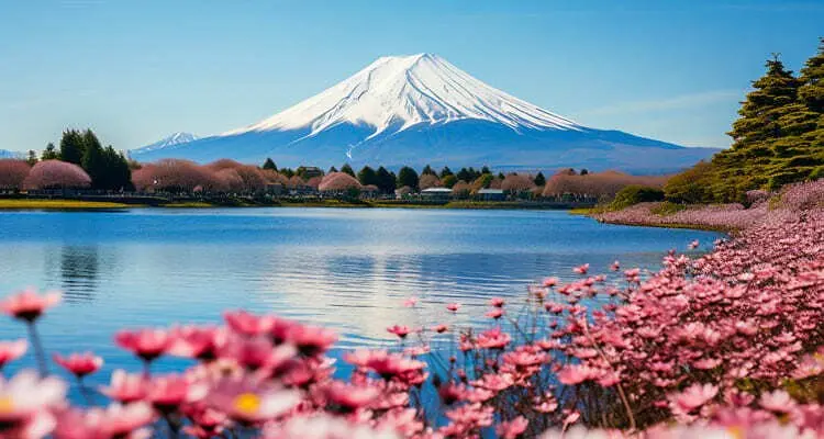 capture the iconic Mount Fuji view from lake kawaguchiko