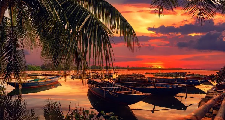 Hoi an sunset boat ride