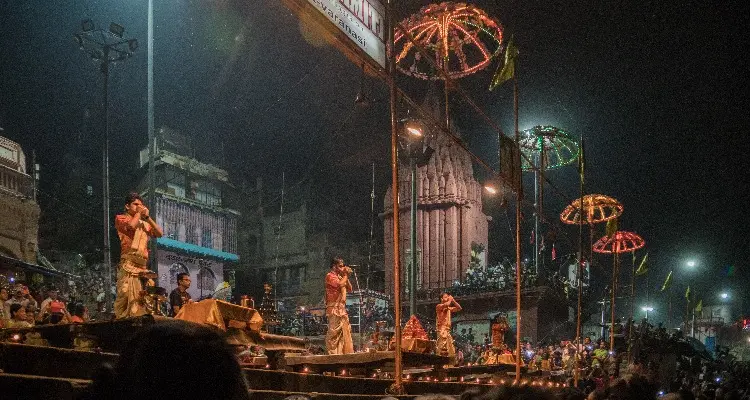 Ganga Aarti ceremony