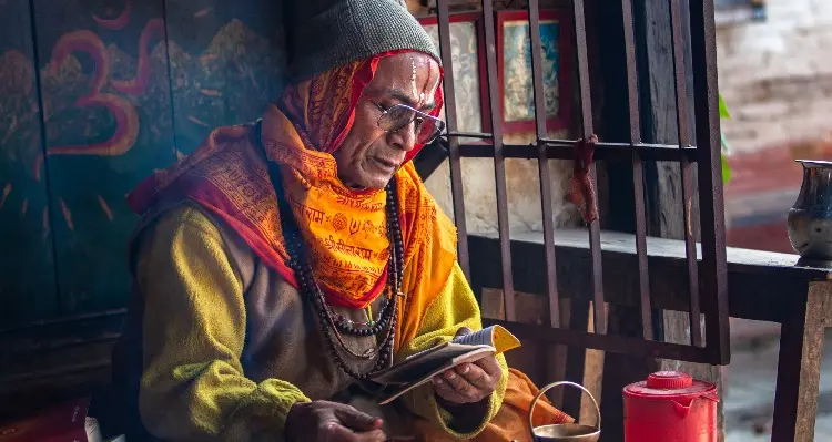 the Sadhu in Kathmandu