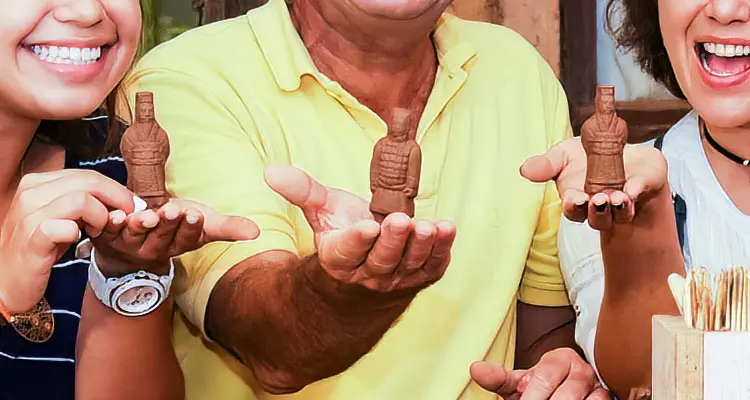 tiny terracotta warriors made by our customers