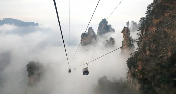 Tianmen Mountain cable car