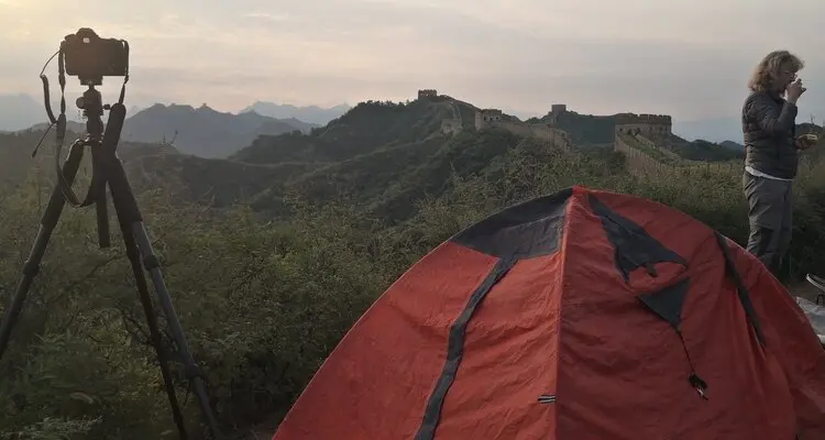 enjoy an amazing sunrise on the Great Wall
